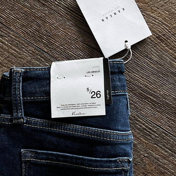 Kancan High Rise Jean Bootcut Size 5 (26) NEW - Picture 7 of 10